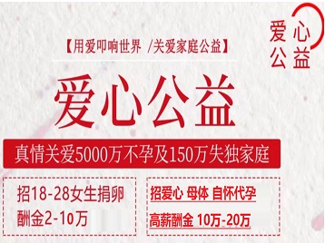荣昌捐卵助孕生子 爱心志愿者招募